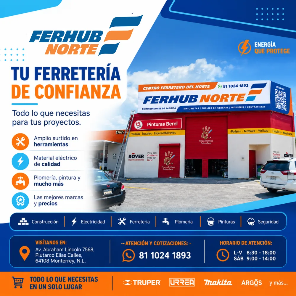 Ferhub Norte, tu ferretería de confianza